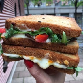 2 Gluten-free grilled cheeses from Melt Shop